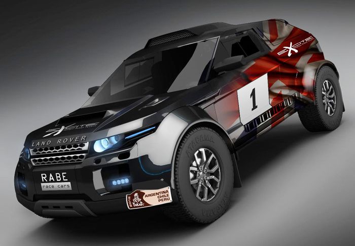 Το Evoque τροποποιήθηκε από τη RaBe Race Cars και θα τρέξει με κινητήρα BMW με την ομάδα της Excite.